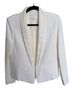 Sandro Jacquard White Ivory Blazer Size 4 - photo 1
