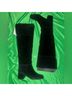 Zara 100% Leather Solid Black Boots Size EU 38 - photo 5