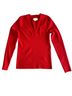 Maeve Thea Ribbed Knit V-Neck Pullover Sweater - photo 1