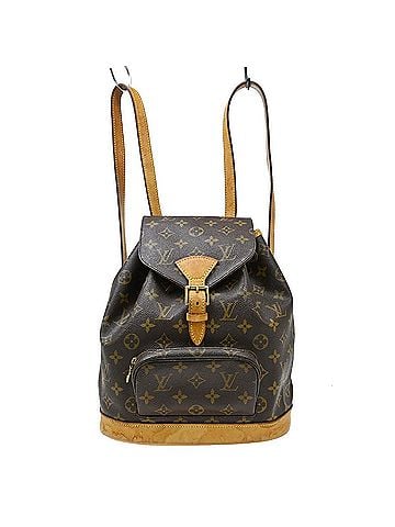 Louis Vuitton Montsouris Monogram Brown Canvas Backpack Bag (view 1)