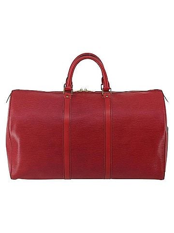 Louis Vuitton Keepall Epi Red Leather Travel Bag Bag (view 1)