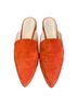 Cole Haan 100% Suede Orange Mule/Clog Size 7 1/2 - photo 2