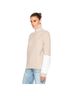 Victoria Beckham 100% Wool 65% Polyester 35% Cotton Color Block Tan Pullover Sweater Size M - photo 1