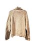 Victoria Beckham 100% Wool 65% Polyester 35% Cotton Color Block Tan Pullover Sweater Size M - photo 2