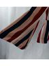 BCBGMAXAZRIA 100% Polyester Stripes Multi Color Long Sleeve Blouse Size XS - photo 4