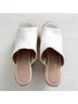 Lulus Solid Stripes White Mule/Clog Size 7 - photo 9