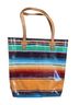 Consuela Stripes Multi Color Leather Tote One size - photo 1