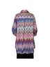 By Design 100% Polyester Chevron-herringbone Multi Color Button-Down Shirt Size M - photo 2