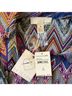 By Design 100% Polyester Chevron-herringbone Multi Color Button-Down Shirt Size M - photo 11