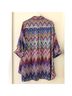 By Design 100% Polyester Chevron-herringbone Multi Color Button-Down Shirt Size M - photo 5
