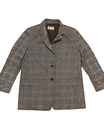 Everlane Oversized Wool Plaid Blazer Jacket Blazer (view 1)