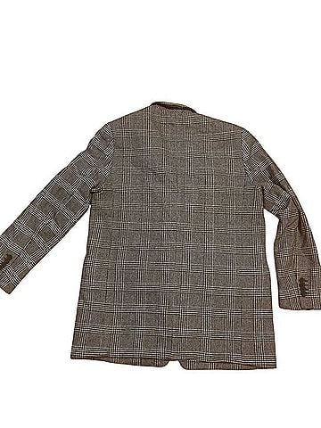 Everlane Oversized Wool Plaid Blazer Jacket Blazer (view 2)