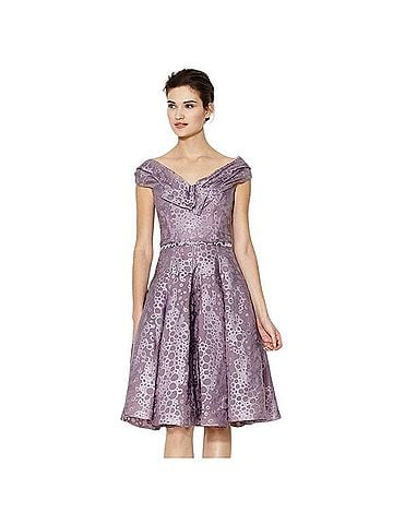 Carolina Herrera Bubble Printed Organza Flared Dress Cocktail Dress (view 1)