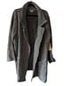 One World Stripes Black Gray Coat Size 2X - photo 1