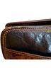 Brahmin 100% Leather Solid Black Brown Leather Shoulder Bag One size - photo 5