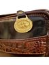 Brahmin 100% Leather Solid Black Brown Leather Shoulder Bag One size - photo 4