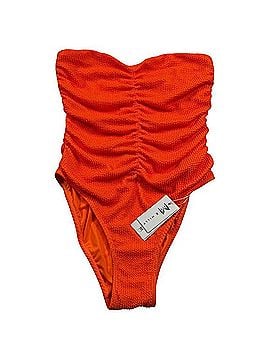 Milly Textured Ruched One Piece One Piece Swimsuit (view 1)