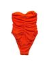 Milly Textured Ruched One Piece One Piece Swimsuit - photo 2