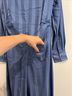 Choosy 100% Polyester Stripes Blue Jumpsuit Size 6 - photo 11