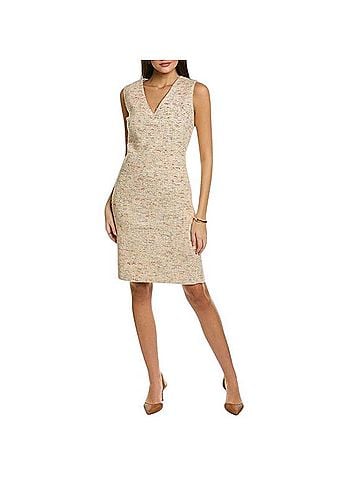 St. John Eyelash Tweed Cocktail Dress (view 1)