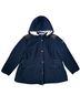 Laundry by Shelli Segal 100% Polyester Blue Ivory Coat Size 3X - photo 1