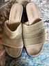 Cabin Creek 100% Fabric Solid Tan Sandals Size 9 - photo 4