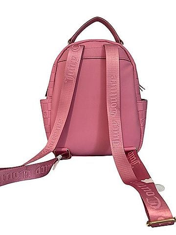 Juicy Couture Bubblegum Pink Quilted Checker Mini Backpack Backpack (view 2)