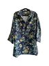 Tuckernuck 100% Polyester Floral Blue Yellow Green 3/4 Sleeve T-Shirt Size XL - photo 1