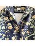 Tuckernuck 100% Polyester Floral Blue Yellow Green 3/4 Sleeve T-Shirt Size XL - photo 4