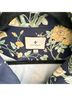 Tuckernuck 100% Polyester Floral Blue Yellow Green 3/4 Sleeve T-Shirt Size XL - photo 3