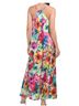 Nicole Miller 95% Polyester 5% Spandex 100% Polyester Floral Multi Color Pink Green Casual Dress Size M - photo 2