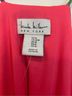 Nicole Miller 95% Polyester 5% Spandex 100% Polyester Floral Multi Color Pink Green Casual Dress Size M - photo 3