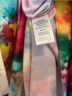 Nicole Miller 95% Polyester 5% Spandex 100% Polyester Floral Multi Color Pink Green Casual Dress Size M - photo 8
