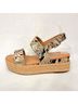 Steve Madden Snake Print Multi Color Sandals Size 8 - photo 3