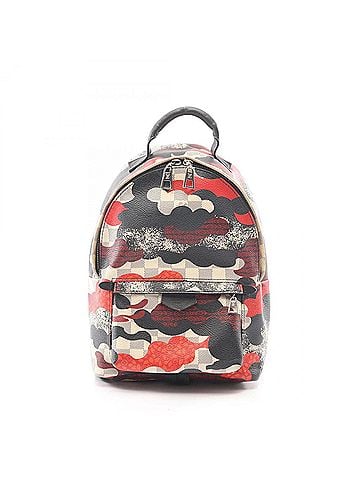 Louis Vuitton Louis Vuitton Palm Springs PM Damier Azur Backpack/Handbag, Coated Canvas and Leather, Women's, White, Black, Red, N41059 (view 1)