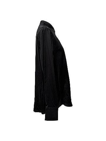 Victoria Beckham Victoria Beckham Button Down Blouse in Black Silk (view 2)