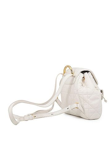 Christian Dior Christian Dior Macro Cannage Caro Backpack Small M6302UNOZ Handbag White Women's (view 2)
