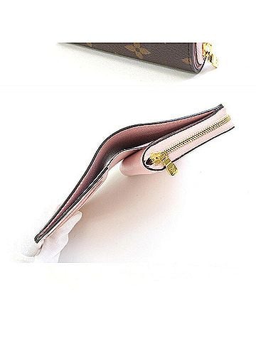 Louis Vuitton Louis Vuitton Bi-fold Wallet Monogram Portefeuille Lou M82378 Rose Ballerine Round Compact Women's LOUIS VUITTON (view 2)