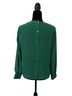 Baum Und Pferdgarten 100% Polyester Plaid Green Long Sleeve Blouse Size S - photo 2
