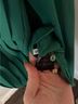 Baum Und Pferdgarten 100% Polyester Plaid Green Long Sleeve Blouse Size S - photo 5