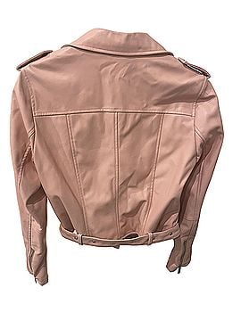Black Tape_ Moto Jacket Faux Leather Jacket (view 2)