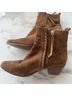 IRO 100% Suede Solid Brown Ankle Boots Size EU 37 - photo 6