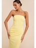 Lulus Yellow Cocktail Dress Size XS - photo 3