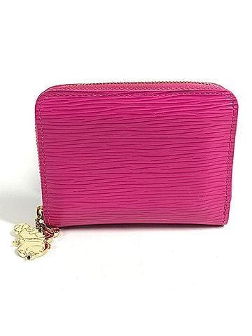 Louis Vuitton LOUIS VUITTON M14144 Japan Limited Edition Epi Leather Takashi Murakami LV × TM Zippy Coin Purse Wallet Round Zipper Case Women's Cute Pink (view 1)