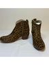 Ugg 100% Calf Hair Leopard Print Multi Color Ankle Boots Size 7 1/2 - photo 5