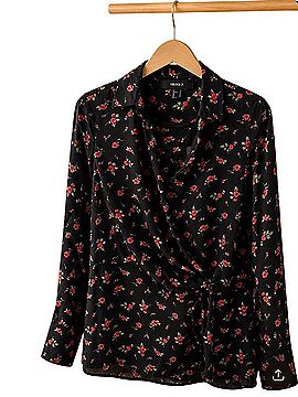 Forever 21 Wrap blouse Blouse (view 1)