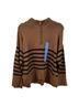 DKNY Stripes Brown Black Casual Sweaters Size L - photo 1