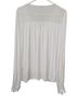 Pol White Long Sleeve Blouse Size M - photo 2