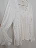Pol White Long Sleeve Blouse Size M - photo 5