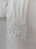 Pol White Long Sleeve Blouse Size M - photo 7